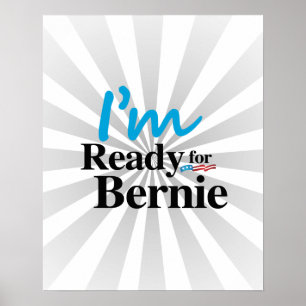 Redo för Bernie 2016 Poster