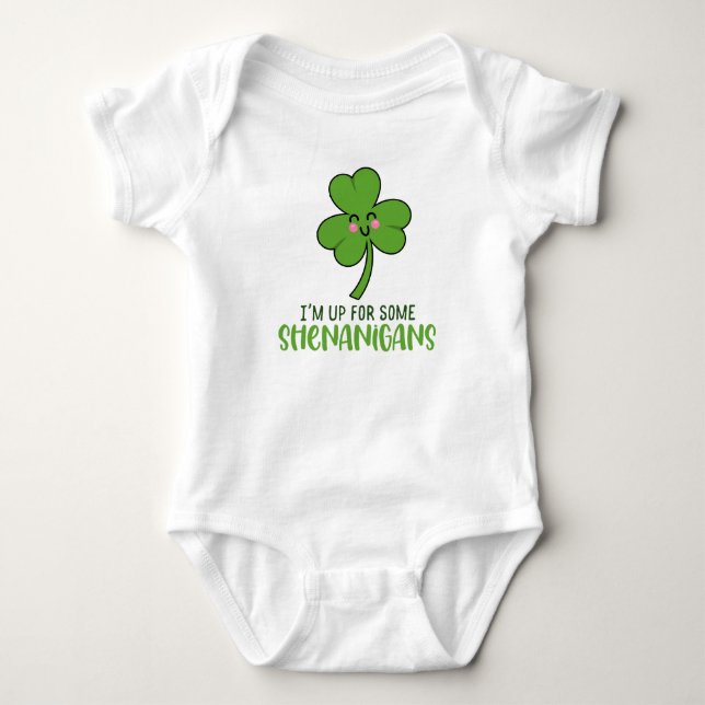 Redo för bus och upptåg på St. Patricks dag T Shirt (Framsida)
