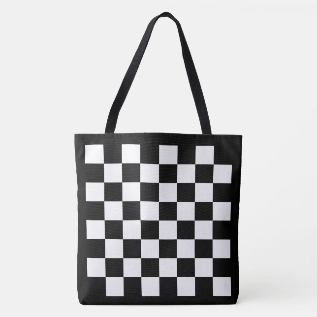 Redo för Checkers eller Schack när som helst Tygkasse (Framsida)