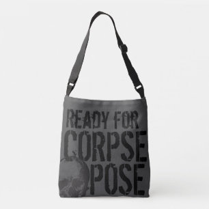 Redo för Corpse Pose Bas GRÅTT Axelväska