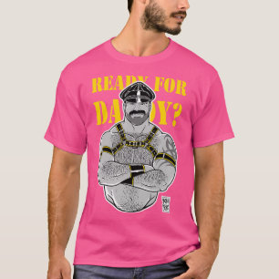REDO FÖR DADDY GULT-INFORMATION T SHIRT