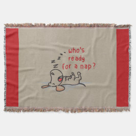 Redo för en ta sig en tupplur? Kastfilt Filt