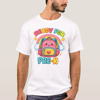 Redo för förskola Regnbåge tillbaka till skolan d T Shirt