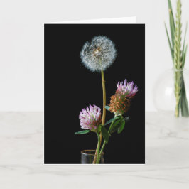 redo för hälsningskort för blommigt för att anpass tack kort