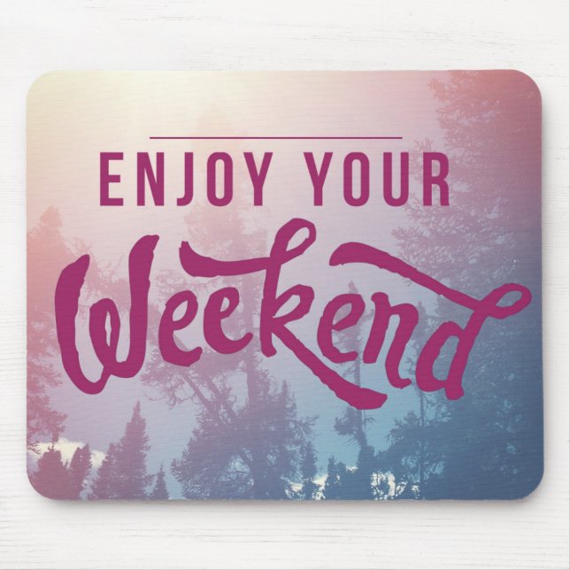 Redo för helgen musmatta (Framsidan)