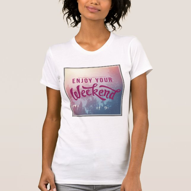 Redo för helgen t shirt (Framsida)