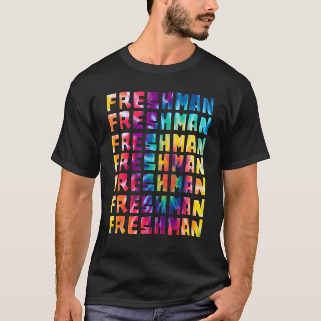 Redo för högskolan Back to school Freshman-ut T Shirt (Framsida)