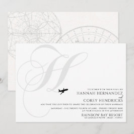 Redo för inledande H-bröllopsinbjudan Inbjudningar