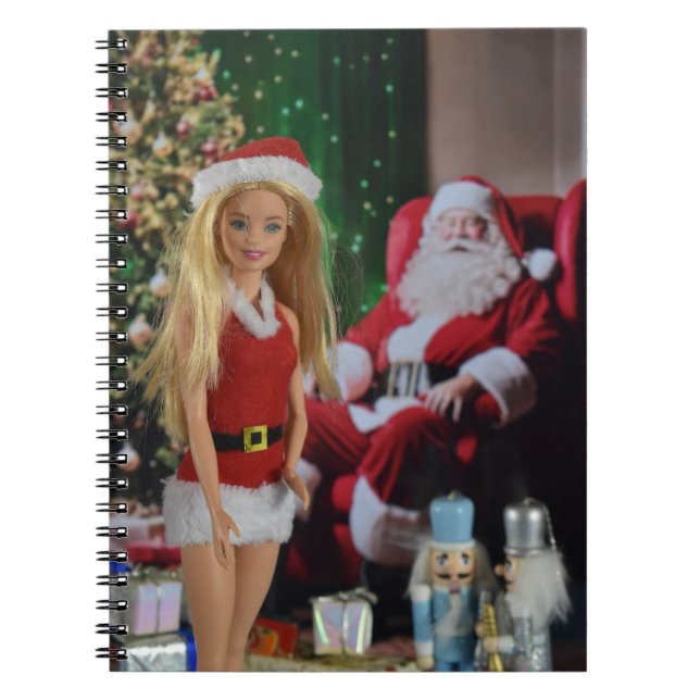 Redo för jul.  anteckningsbok (Framsidan)