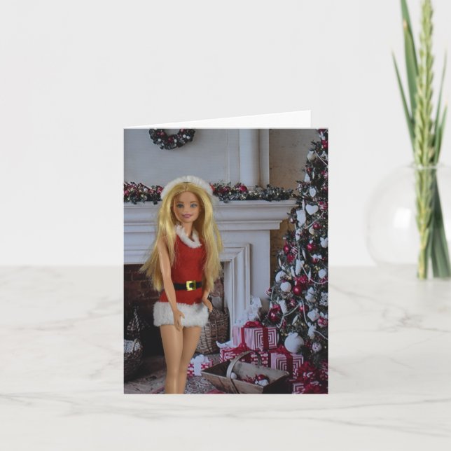 Redo för jul. Julkort Kort (Framsida)
