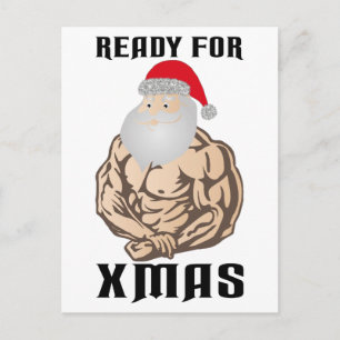 Redo för julmuskeljultomten helg vykort