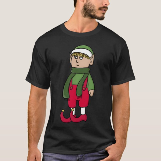 Redo för julretro t shirt (Framsida)
