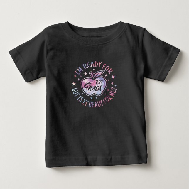 Redo för Klass Swirl-äpple T Shirt (Framsida)
