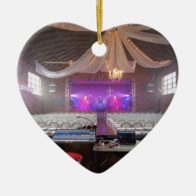 Redo för konsert julgransprydnad keramik (Framsidan)