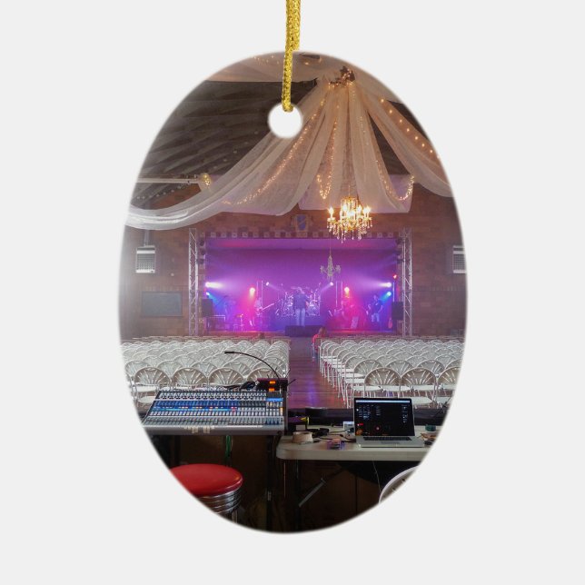 Redo för konsert julgransprydnad keramik (Framsidan)