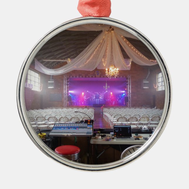 Redo för konsert julgransprydnad metall (Framsidan)