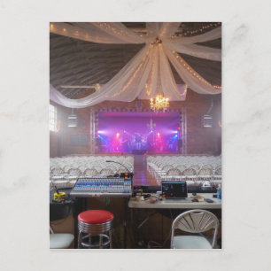 Redo för konsert vykort