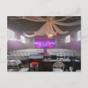 Redo för konsert vykort
