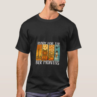 Redo för kvinnor för Ber Months Fall älskare autum T Shirt