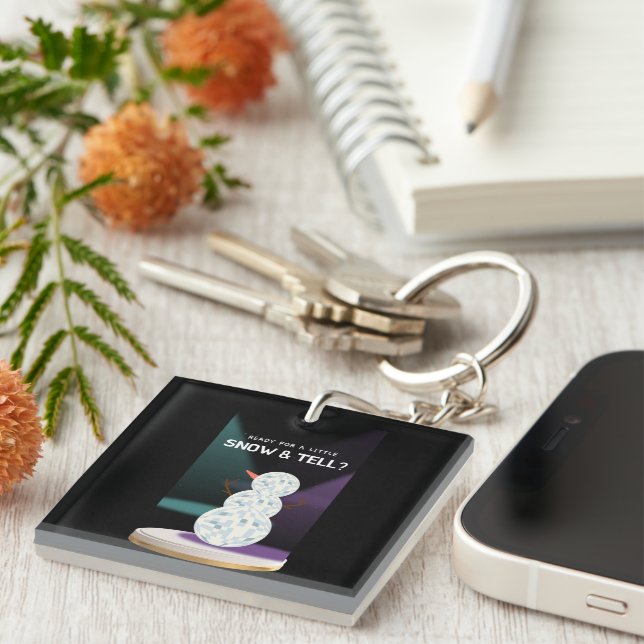 Redo för lilla Snö och säg till Discoball Snögubbe (Högra Framsidan)