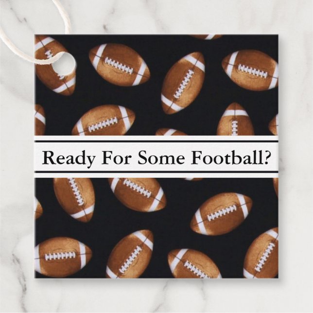 Redo för lite fotboll? gåvor etiketter (Framsida)