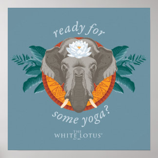Redo för lite Yoga? - Den vita Lotus Poster