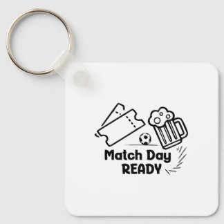Redo för matchdagen nyckelring