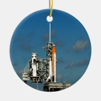 Redo för nasa för framgångraketastronautik julgransprydnad keramik