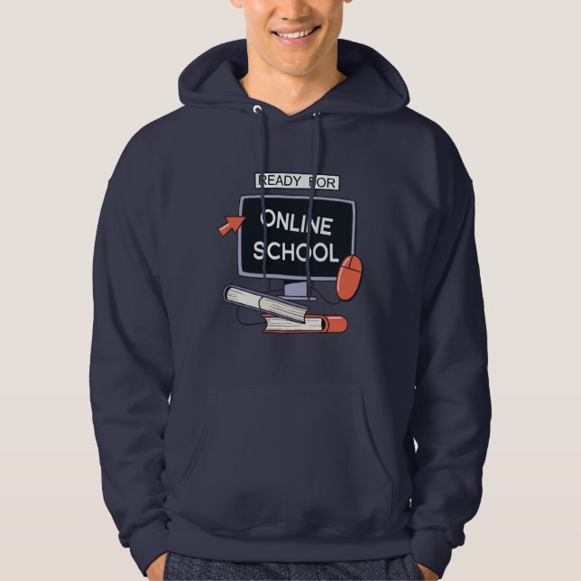 Redo för Online School Hoodie (Framsida)