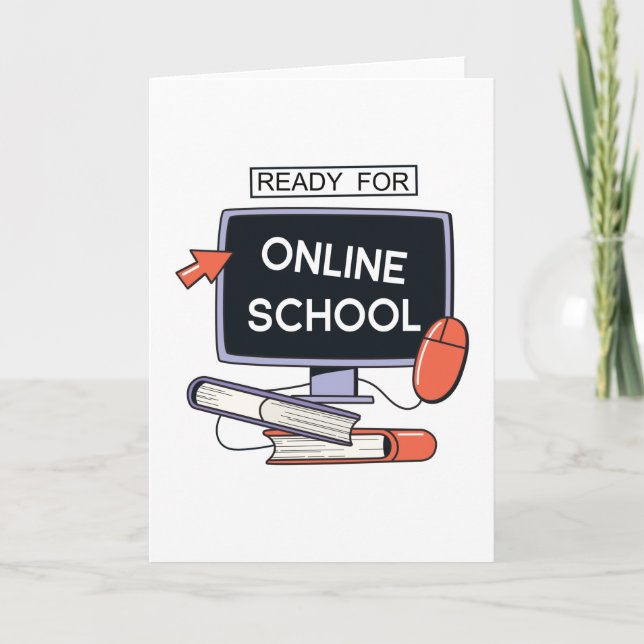 Redo för Online School Kort (Framsida)