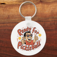 Redo för Pickleball Tecknad Thumbs Up Guy