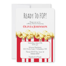 Redo För POP! Baby Shower Inbjudan
