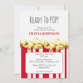 Redo För POP! Baby Shower Inbjudan