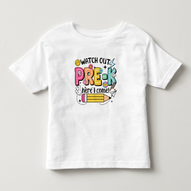 Redo för Pre-K-äventyr! T Shirt (Framsida)
