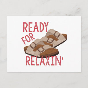Redo för relaxin vykort