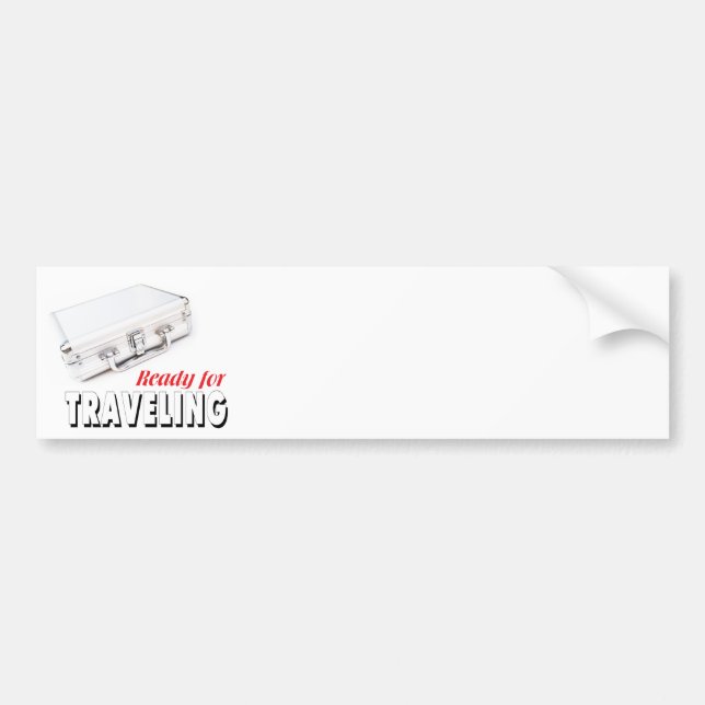 Redo för resor bildekal (Framsidan)