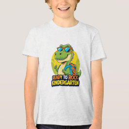 Redo För Rock Förskola Söt Dinosaurie Barn T Shirt