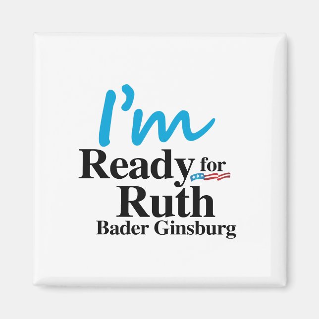Redo för Ruth Bader Ginsburg 2016 Magnet (Framsidan)