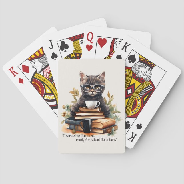 Redo för skola som Chef Casinokort (Baksidan)