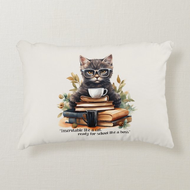 Redo för skola som Chef Prydnadskudde (Framsidan)