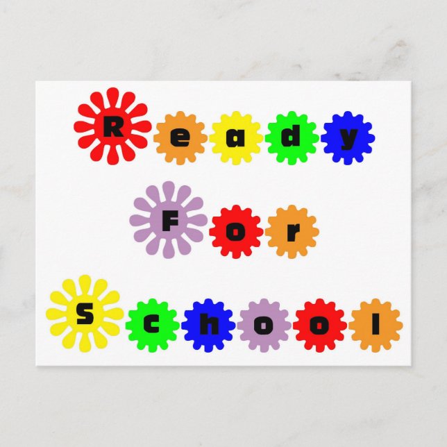 Redo för skolan vykort (Framsida)