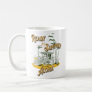 Redo för sommarblocket - Aloha Kaffemugg
