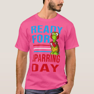 REDO FÖR SPARRING DAY Muay Thai Boxtraining Boxin T Shirt