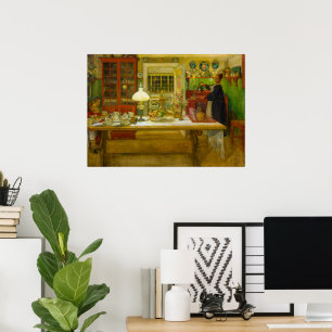 Redo för spel av Carl Larsson Poster