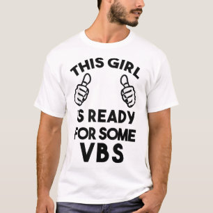 Redo för Vacation Bible School I kärlek VBS Christ T Shirt