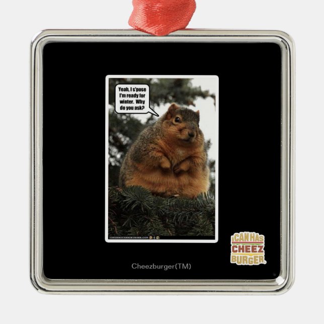 Redo för vinter julgransprydnad metall (Framsidan)