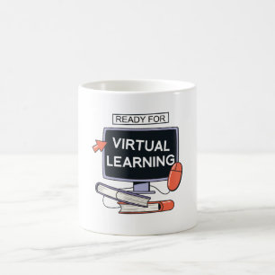 Redo för virtuellt lärande kaffemugg