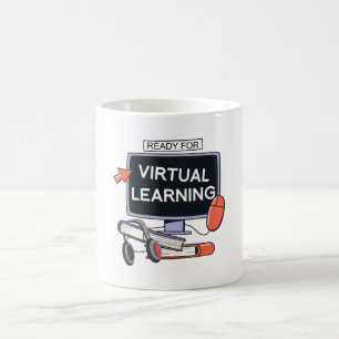 Redo för virtuellt lärande kaffemugg