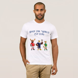 Redo För VM 2026 Värdnationer T-Shirt