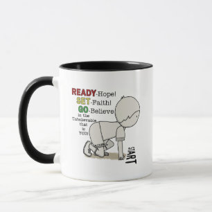 Redo, kör, tro! mugg